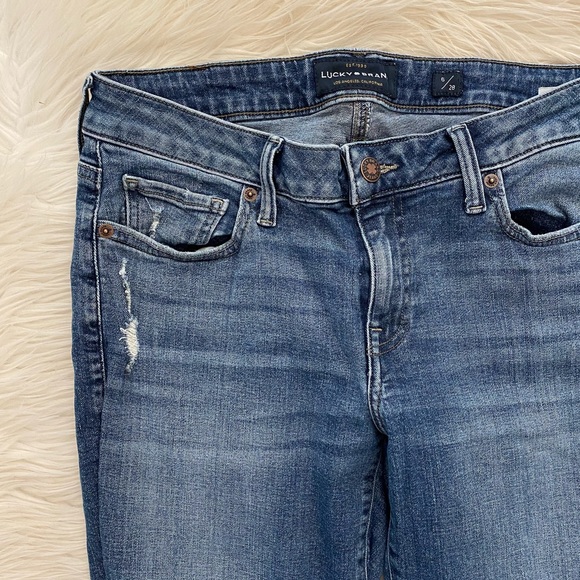 Lucky Brand Distressed Raw Hem Lolita Skinny Jeans - Picture 5 of 12